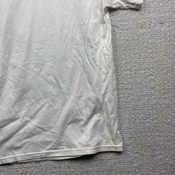 Y2K Oneill Shirt Men's S White Short Sleeve Surf Beach Graphic Tee Abstract - Picture 14 of 14